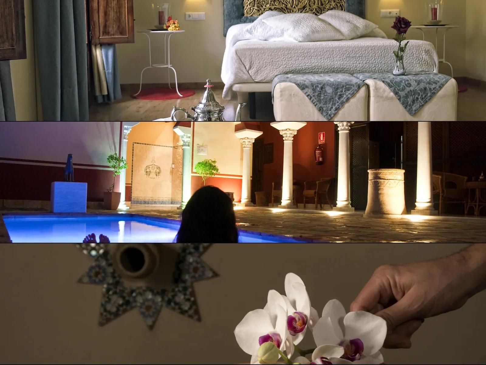 Hospedería + Baño Califal + masaje relajante 60 min