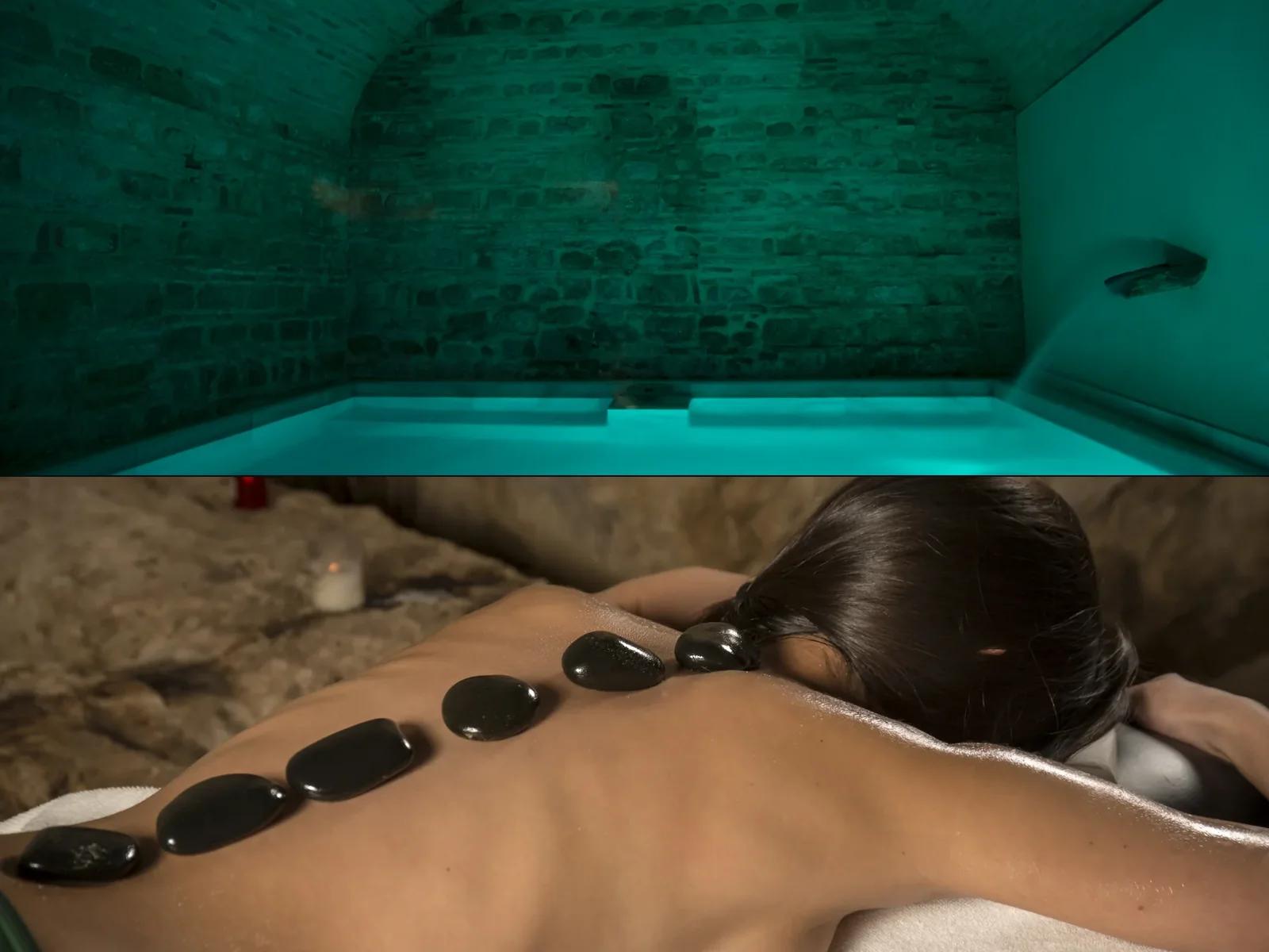 Baño Califal con masaje de piedras calientes de 60 min